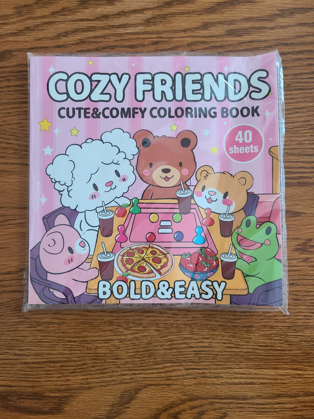 Cozy Friends: Cute & Comfy Coloring Book